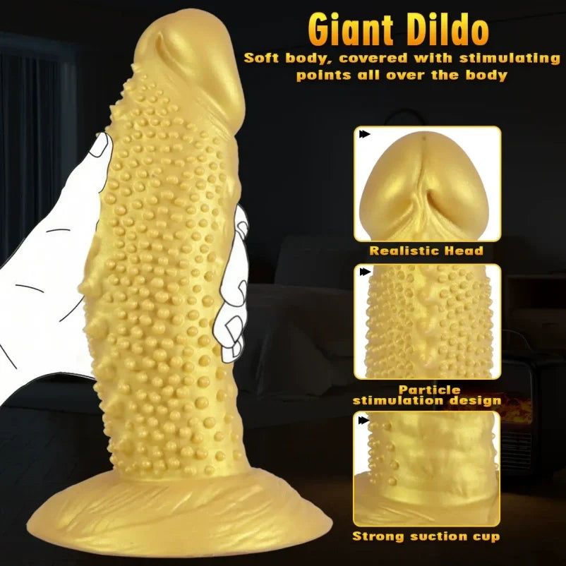 Wolf Fang Fantasy Dildo – Giant Platinum Silicone Fist Dildo for Extreme Anal & Vaginal Expansion | Domlust
