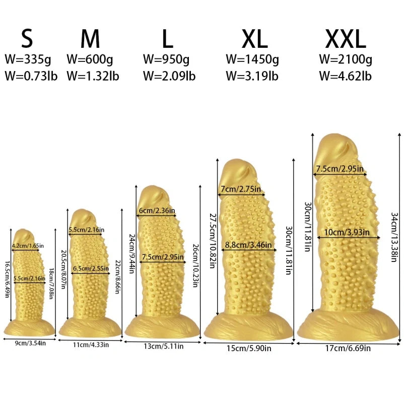 Wolf Fang Fantasy Dildo – Giant Platinum Silicone Fist Dildo for Extreme Anal & Vaginal Expansion | Domlust