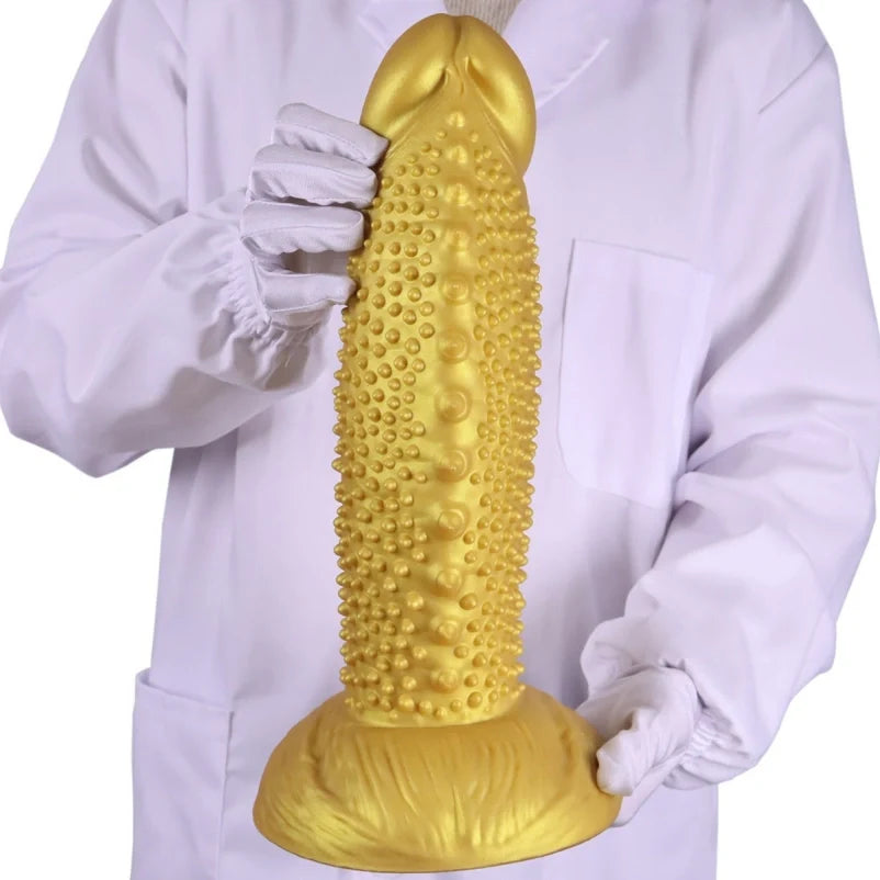 Wolf Fang Fantasy Dildo – Giant Platinum Silicone Fist Dildo for Extreme Anal & Vaginal Expansion | Domlust