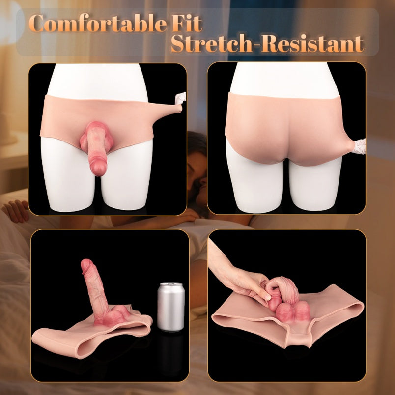 Realistic Silicone 5-Inch Penis Sleeve – Intimacy Aid for Men Sex Toys with Erectile Difficulties