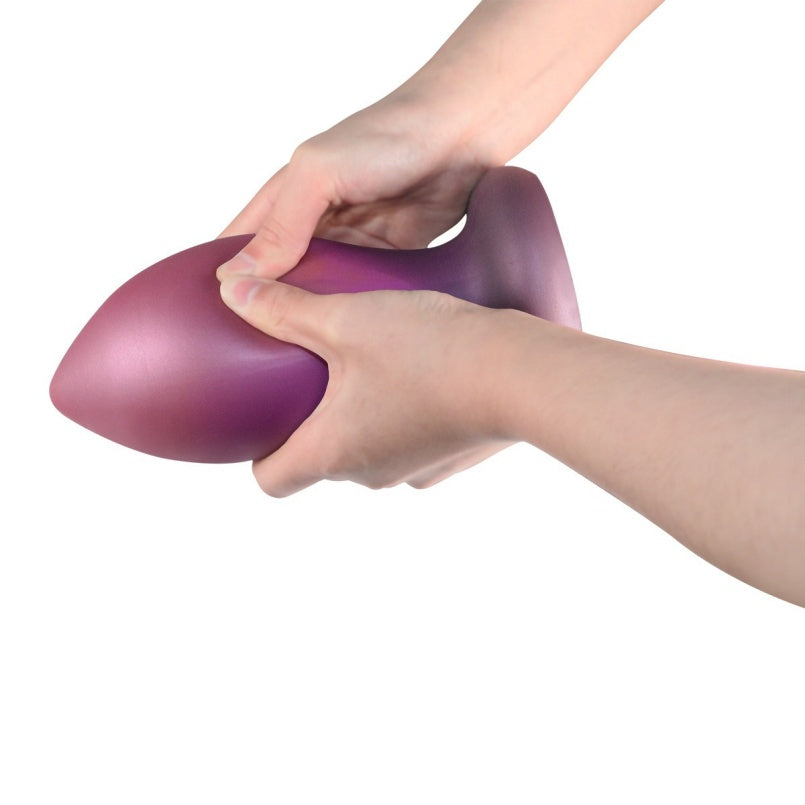 Purple Extreme Dildo Large Butt Plug - Fisting Anal Expansion Sex Toys for Women Lesbian