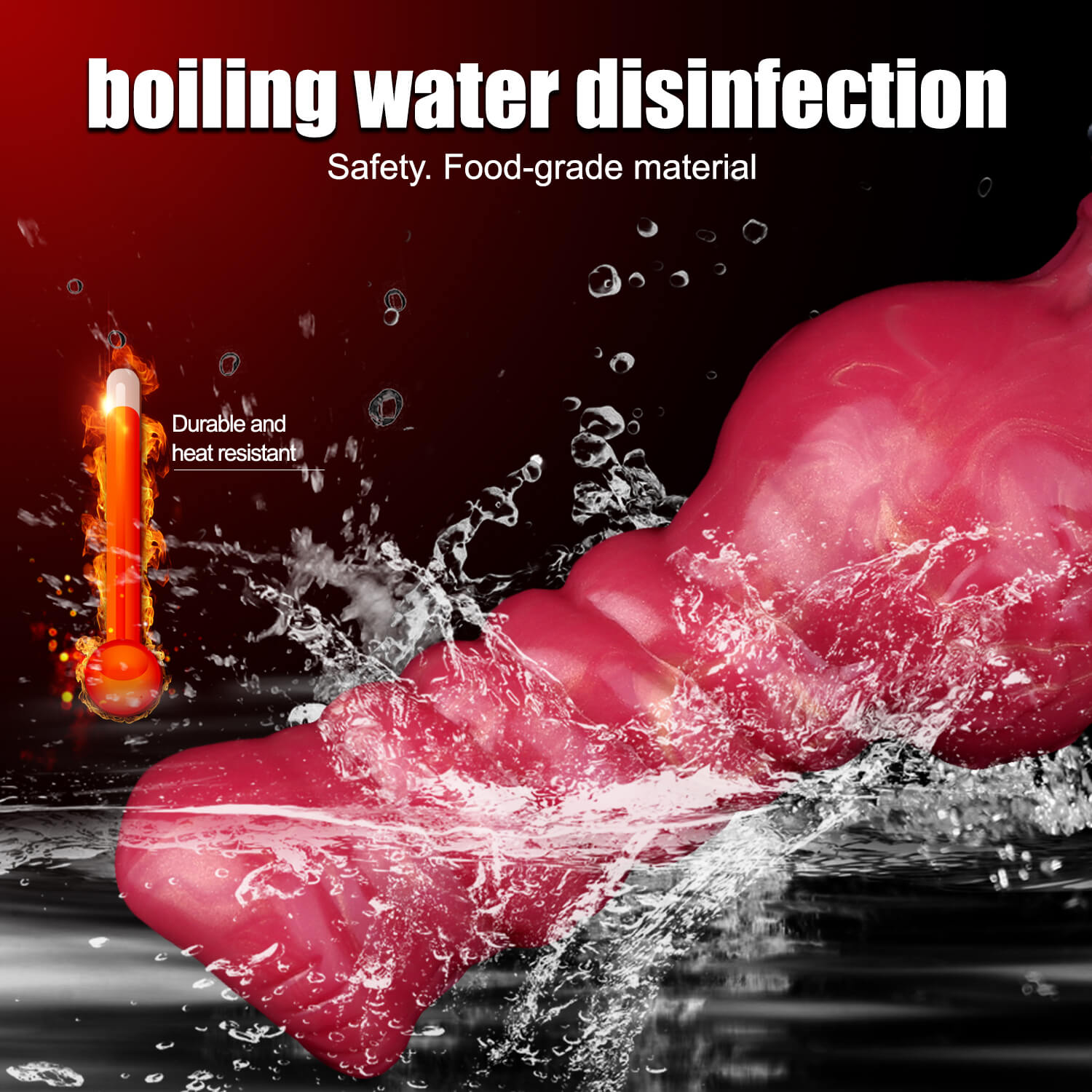 Fenrix 8 Inch Squirting Wolf Dildo with Inflatable Knot - Tarisss Sex Toy Store