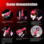 Fenrix 8 Inch Squirting Wolf Dildo with Inflatable Knot - Tarisss Sex Toy Store