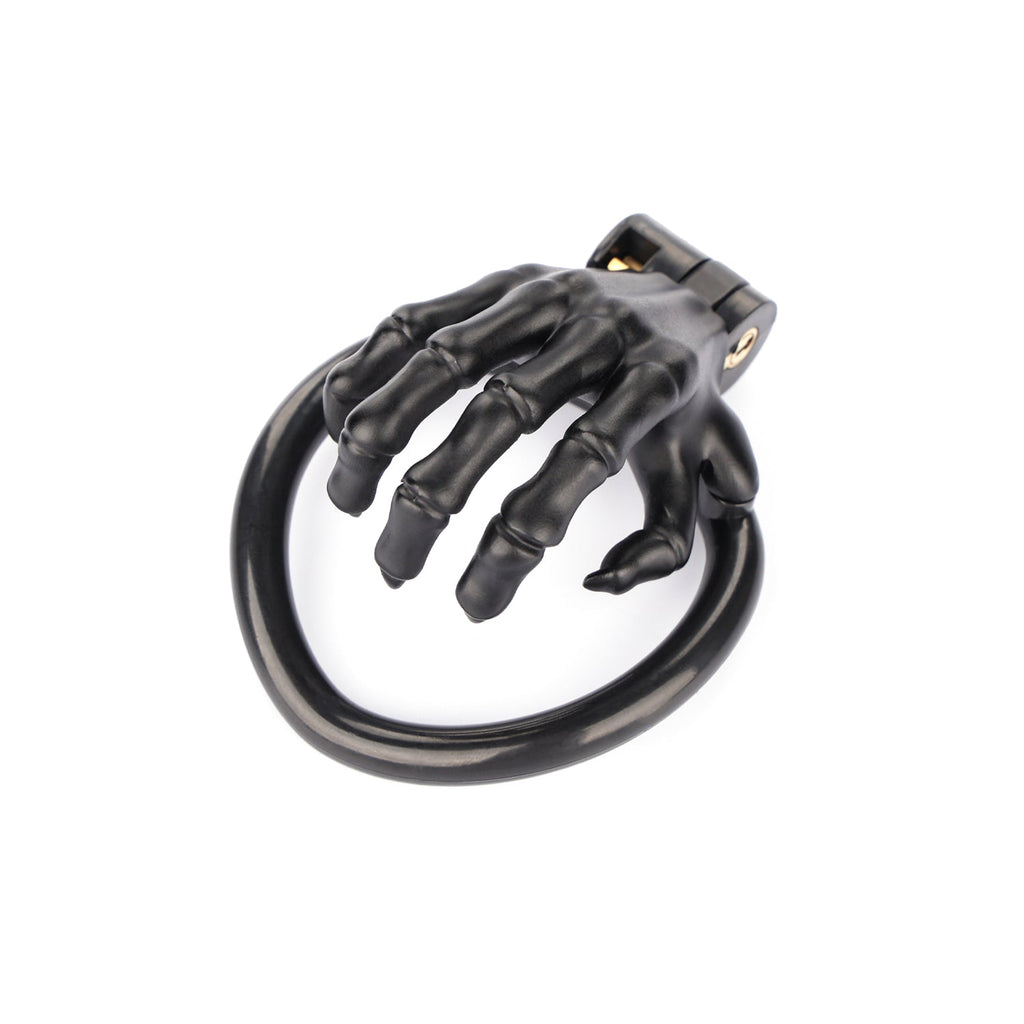 Skeleton Hand Chastity Cage – Lightweight Resin Male Chastity Device