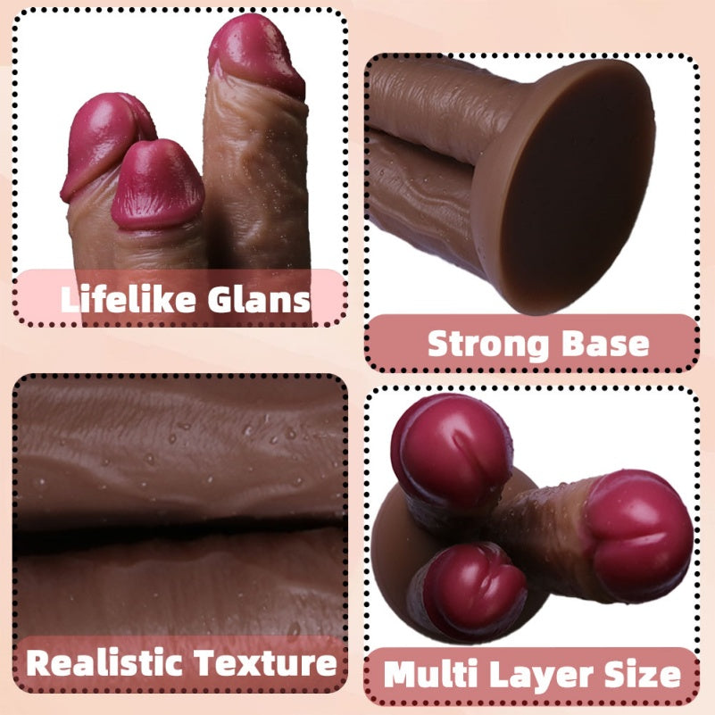 Monster Triple Fist Dildo with Suction Cup — Deep Anal & Vaginal Expansion Fantasy Toy in Body-Safe Silicone