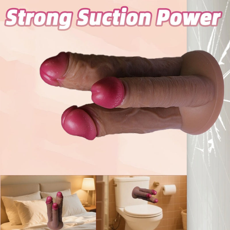Monster Triple Fist Dildo with Suction Cup — Deep Anal & Vaginal Expansion Fantasy Toy in Body-Safe Silicone