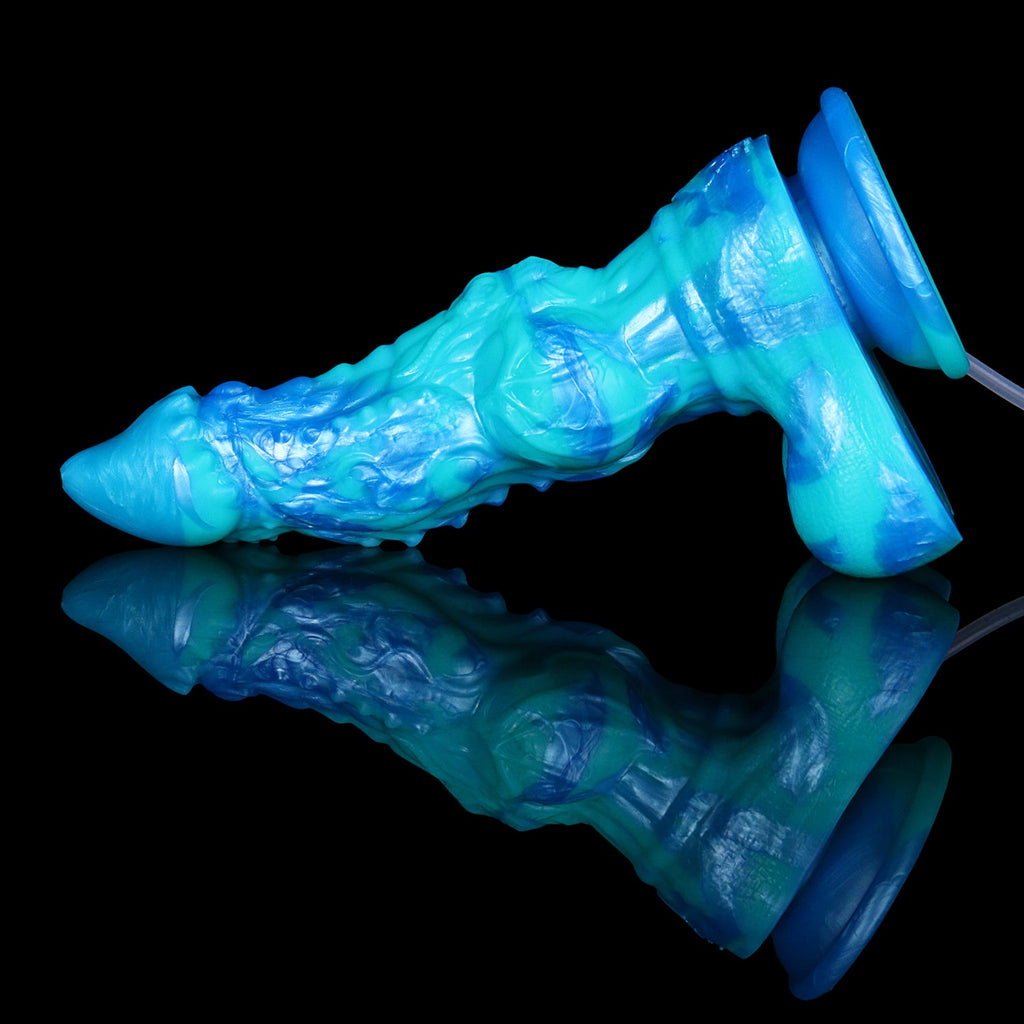 Sacred Dragon Squirting Fantasy Dildo | Knotted Alien Dildo with Ejaculating Function | Domlust