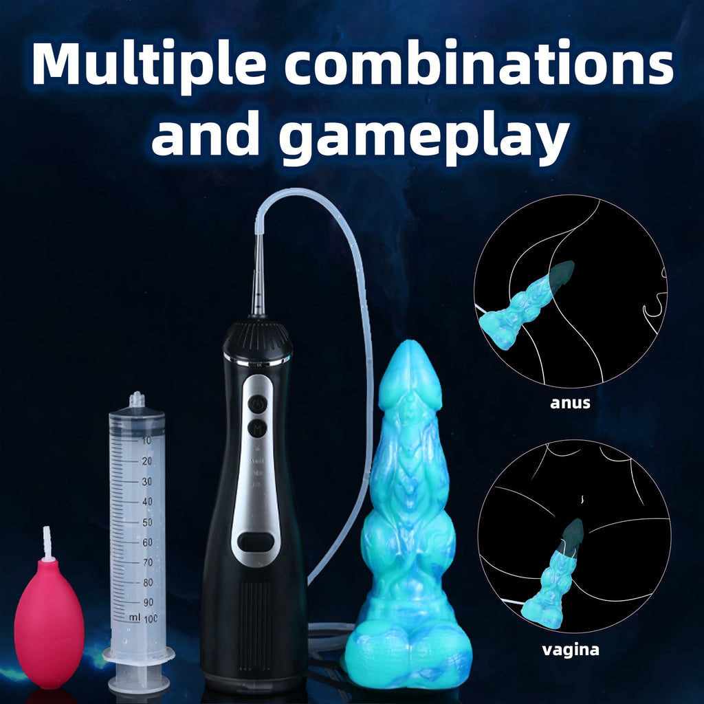 Sacred Dragon Squirting Fantasy Dildo | Knotted Alien Dildo with Ejaculating Function | Domlust