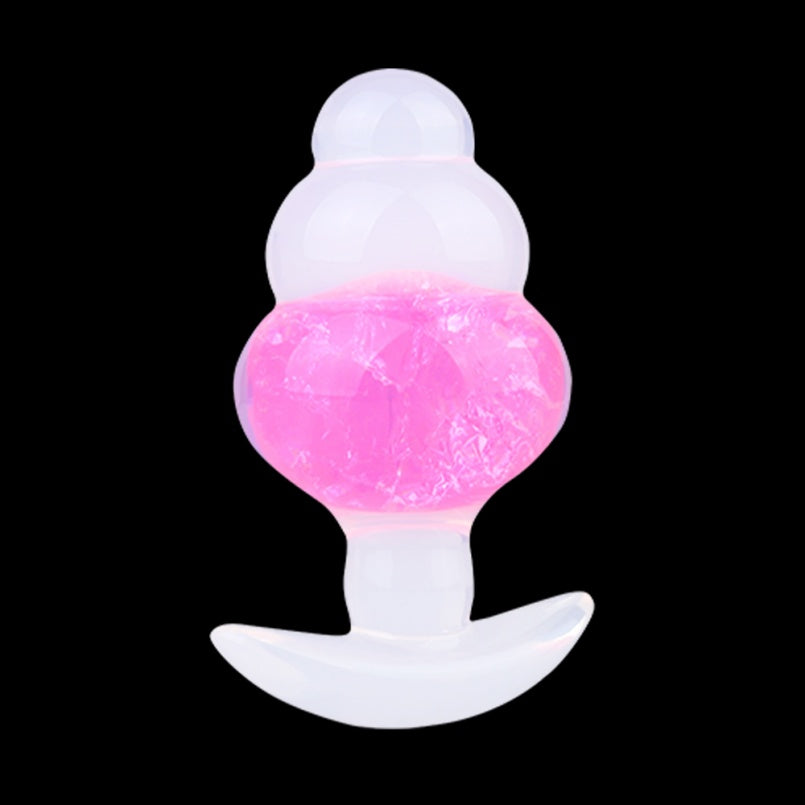 Jelly Silicone Butt Plug Fantasy Dildo – Anchor Design for Stability and Body-Conforming Fit