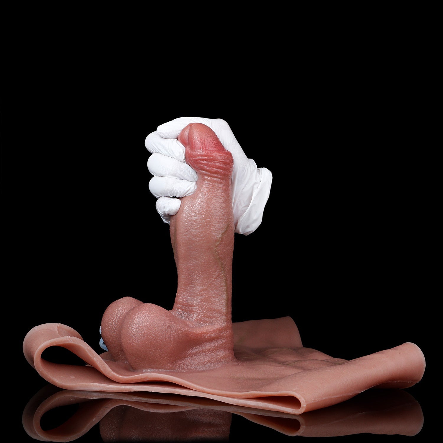 Realistic Squirting Cock Sleeve Panty — Wearable Silicone Penis Sheath Underwear for Size & Stamina