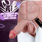 Realistic Squirting Cock Sleeve Panty — Wearable Silicone Penis Sheath Underwear for Size & Stamina