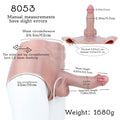 Realistic Squirting Cock Sleeve Panty — Wearable Silicone Penis Sheath Underwear for Size & Stamina