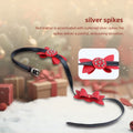 Festive Desire: Christmas Edition Spiked Bow Nipple Clamps & Adjustable Bondage Belt