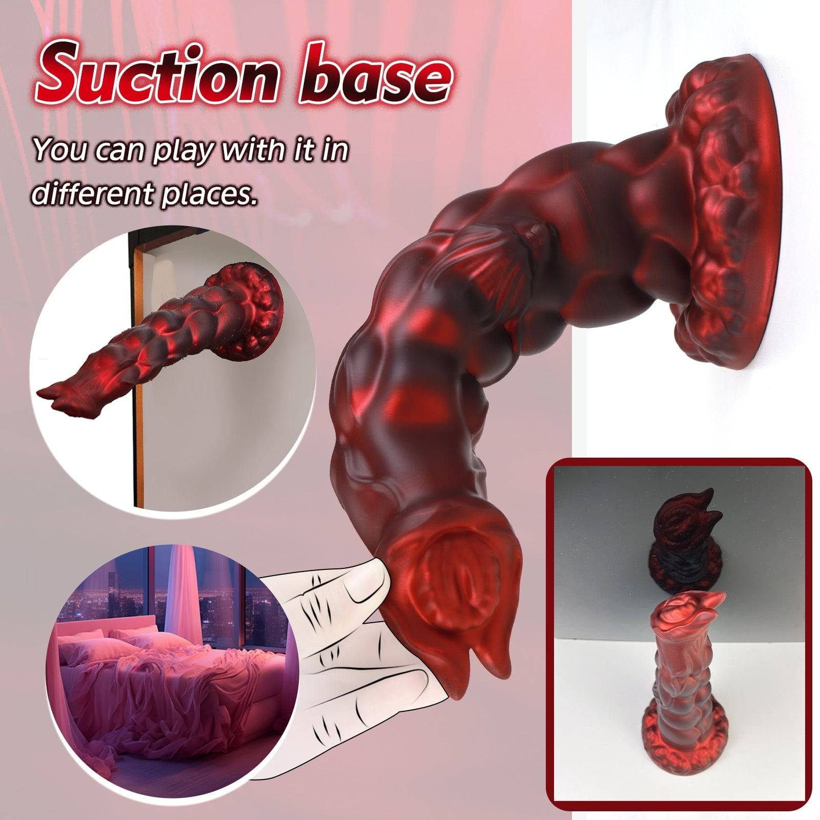 Flame 12 Inch Fantasy Bad Dragon Dildo - Tarisss Sex Toy Store