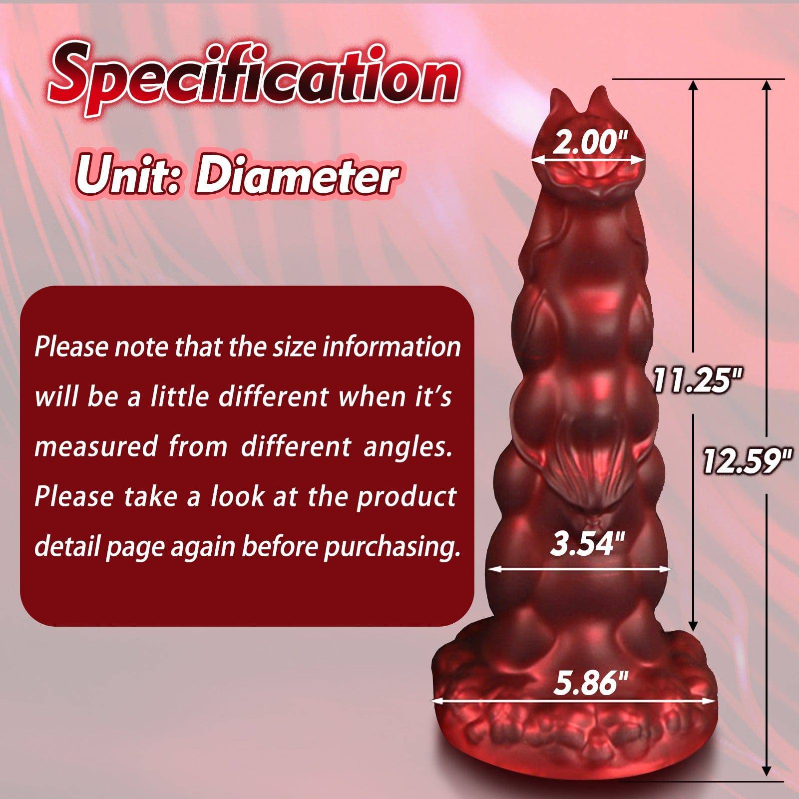 Flame 12 Inch Fantasy Bad Dragon Dildo - Tarisss Sex Toy Store
