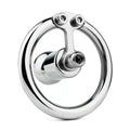 Flat Chastity Cage with Metal Inverted