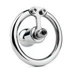 Flat Chastity Cage with Metal Inverted