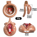 Flesh Resin Male Sissy Chastity Cage - Tarisss Sex Toy Store