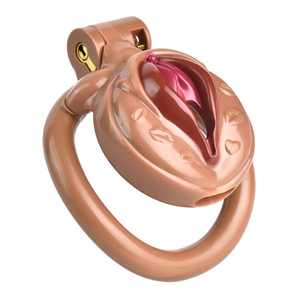 Flesh Resin Male Sissy Chastity Cage - Tarisss Sex Toy Store