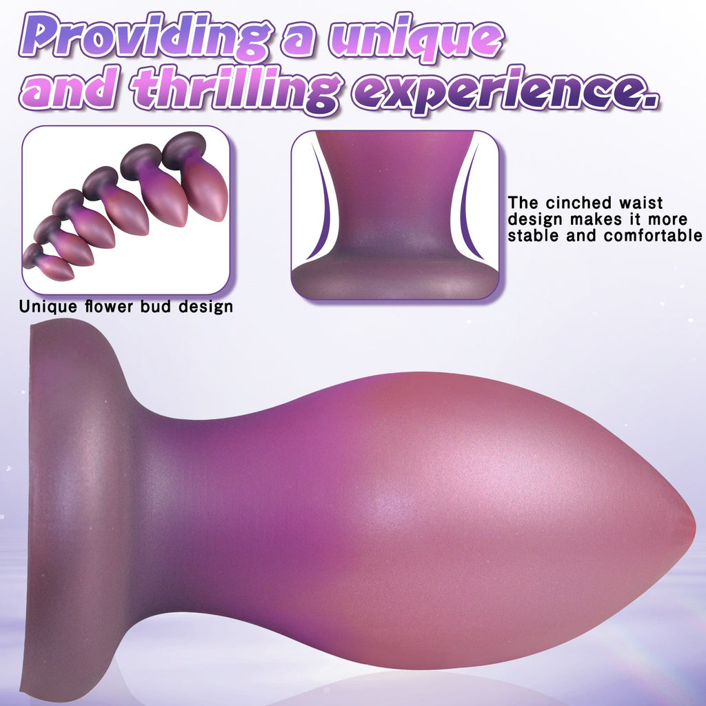 Flower bud Silicone Anal Plug - Tarisss Sex Toy Store