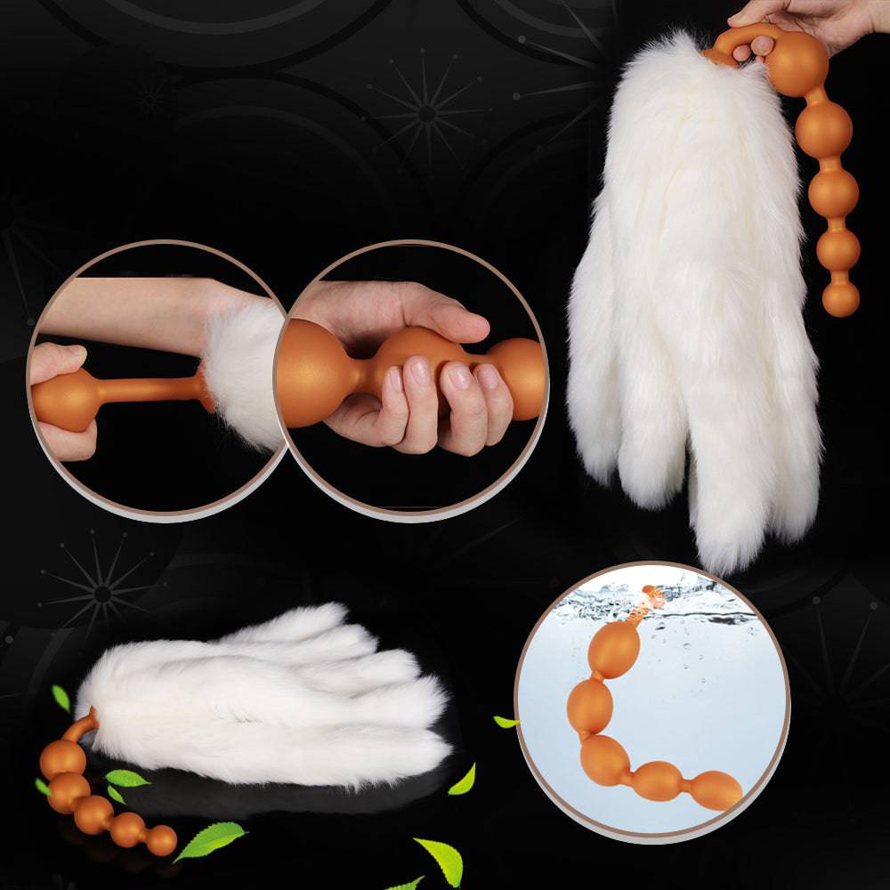 Fox 16 Inch Progressive Cosplay Long Anal Bead - Tarisss Sex Toy Store