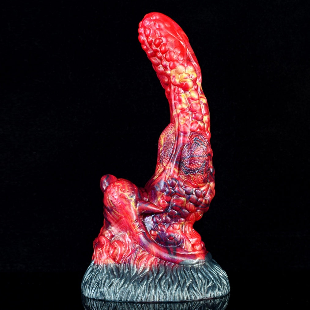 Dragon Tongue Fantasy Dildo – Silicone Monster Creature Big Suction Cup Women Masturbator
