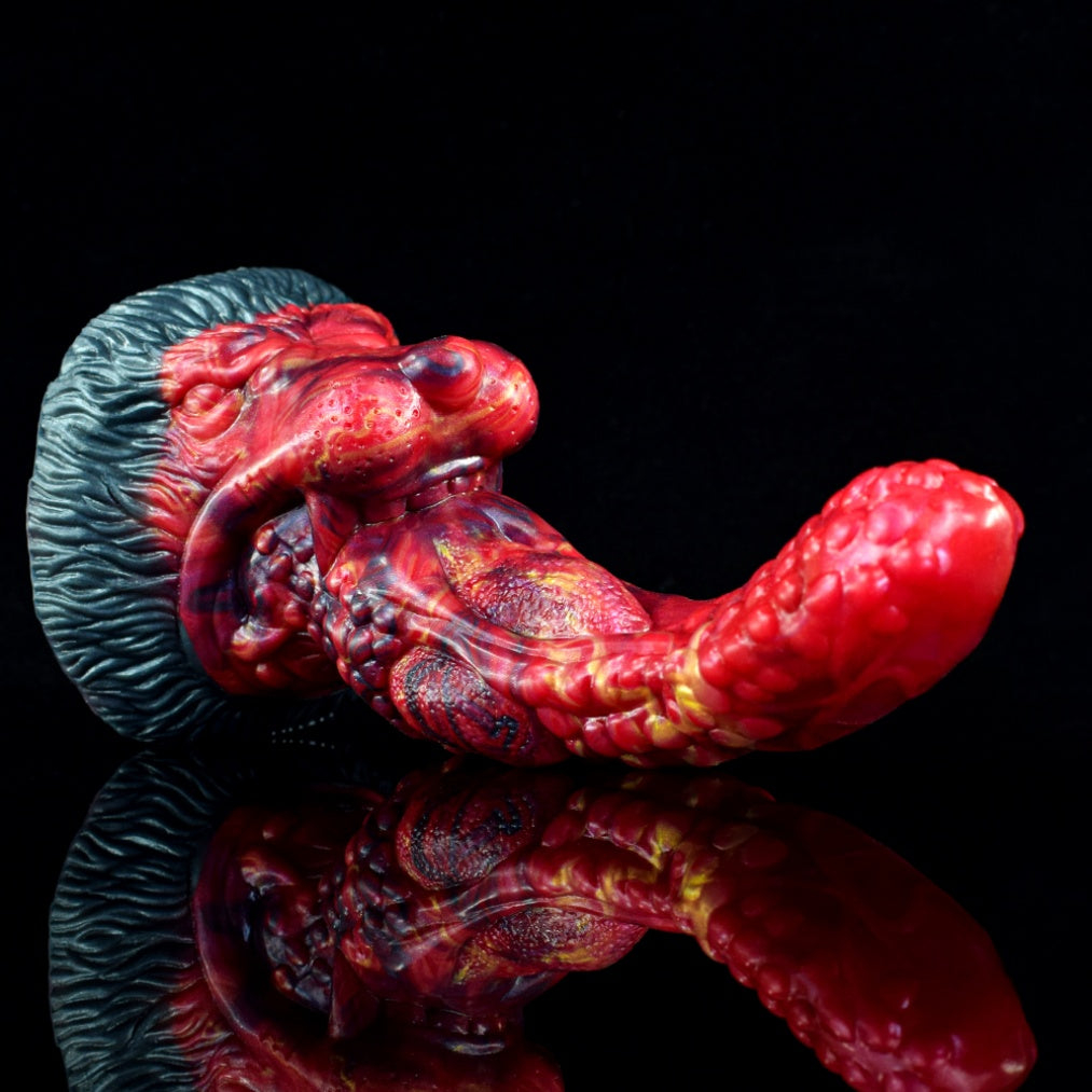 Dragon Tongue Fantasy Dildo – Silicone Monster Creature Big Suction Cup Women Masturbator
