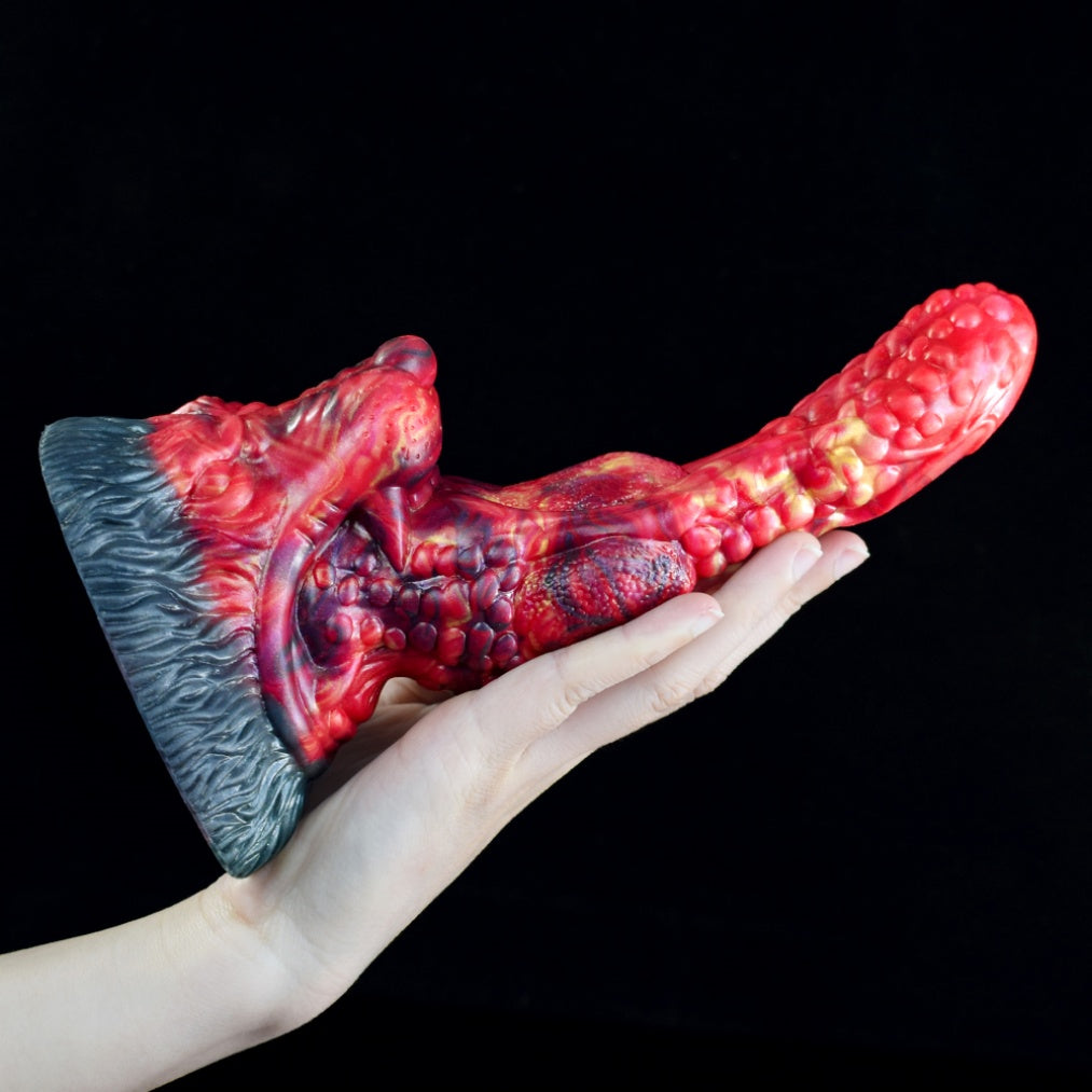Dragon Tongue Fantasy Dildo – Silicone Monster Creature Big Suction Cup Women Masturbator