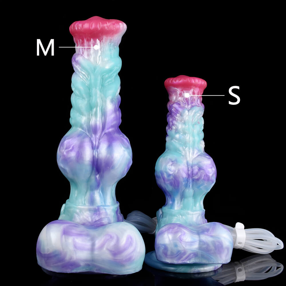 Frostfang 10 Inch Squirting Wolf Dildo with Knot - Tarisss Sex Toy Store