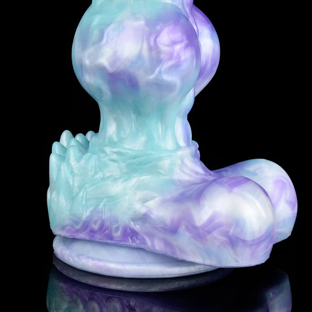 Frostfang 10 Inch Squirting Wolf Dildo with Knot - Tarisss Sex Toy Store