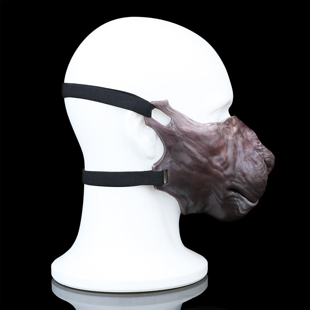 Enchanting Silicone Fox Masquerade Mask – Soft Bondage Hood for BDSM & Erotic Roleplay