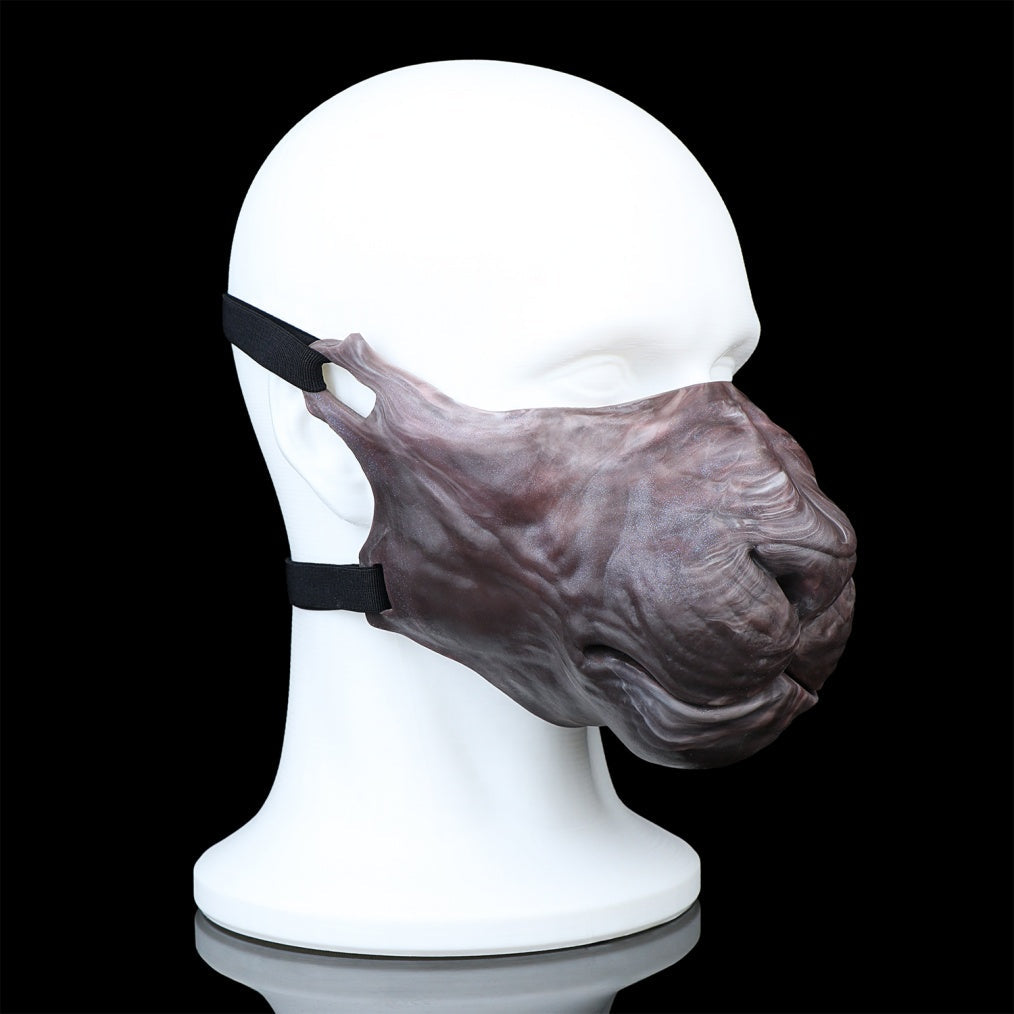 Enchanting Silicone Fox Masquerade Mask – Soft Bondage Hood for BDSM & Erotic Roleplay