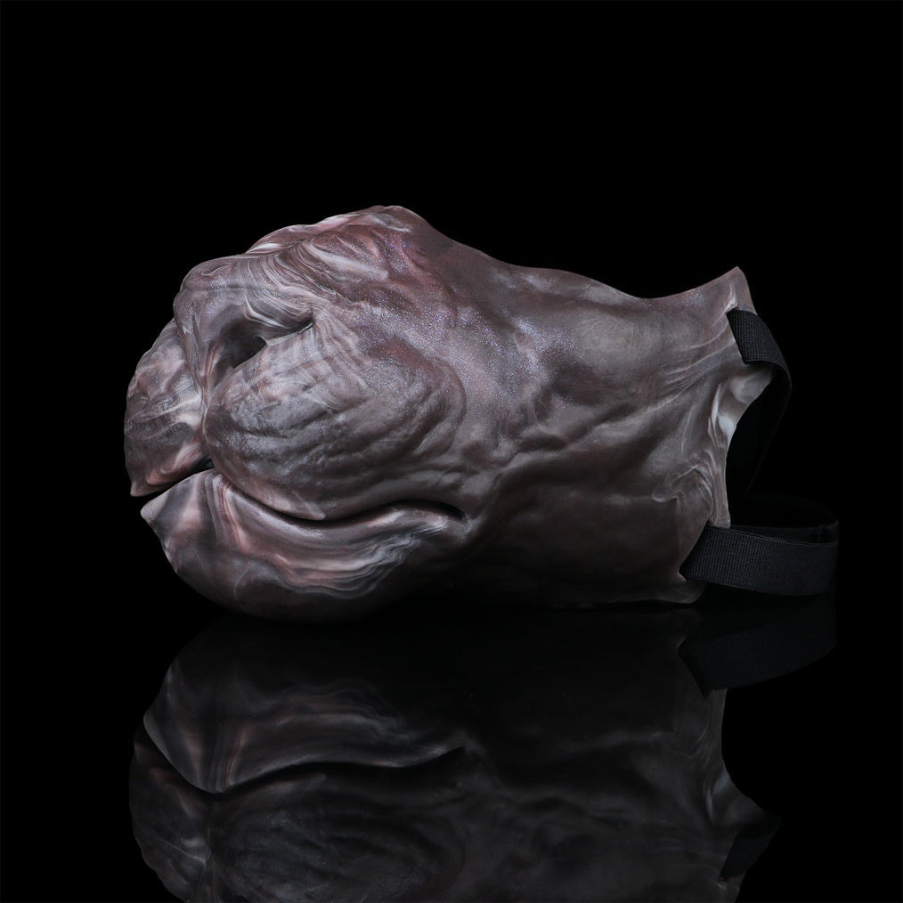 Enchanting Silicone Fox Masquerade Mask – Soft Bondage Hood for BDSM & Erotic Roleplay