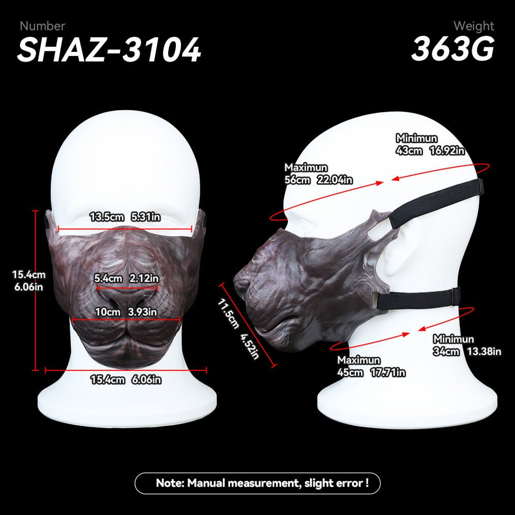 Enchanting Silicone Fox Masquerade Mask – Soft Bondage Hood for BDSM & Erotic Roleplay
