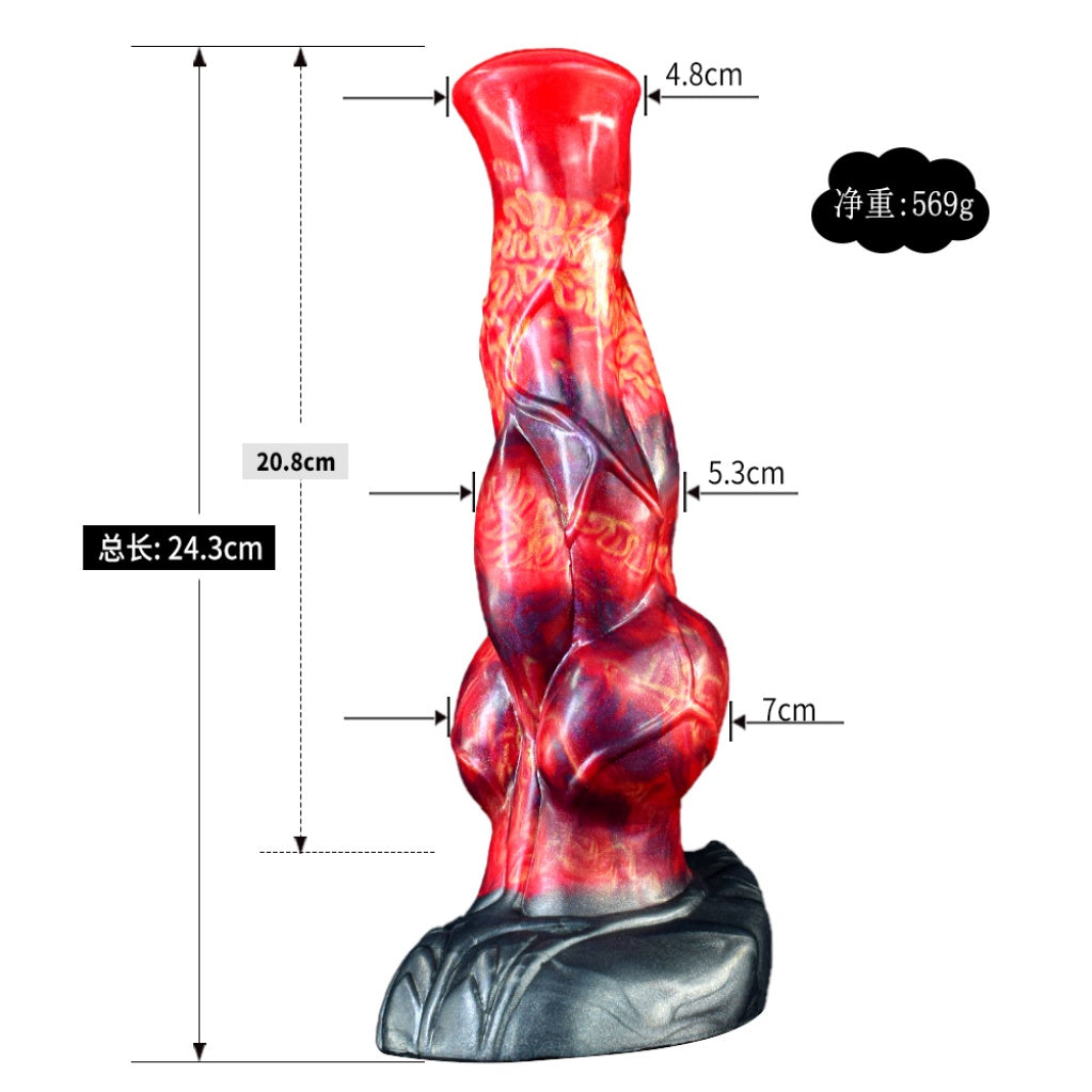 Horse Dildo Knotted – Infernal Stallion Fire Dragon Creature Cock | Domlust