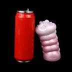 Flower-Entry Pink Pearl Pocket Pussy – Spiral Grip Platinum Silicone Tight Stroker | Domlust