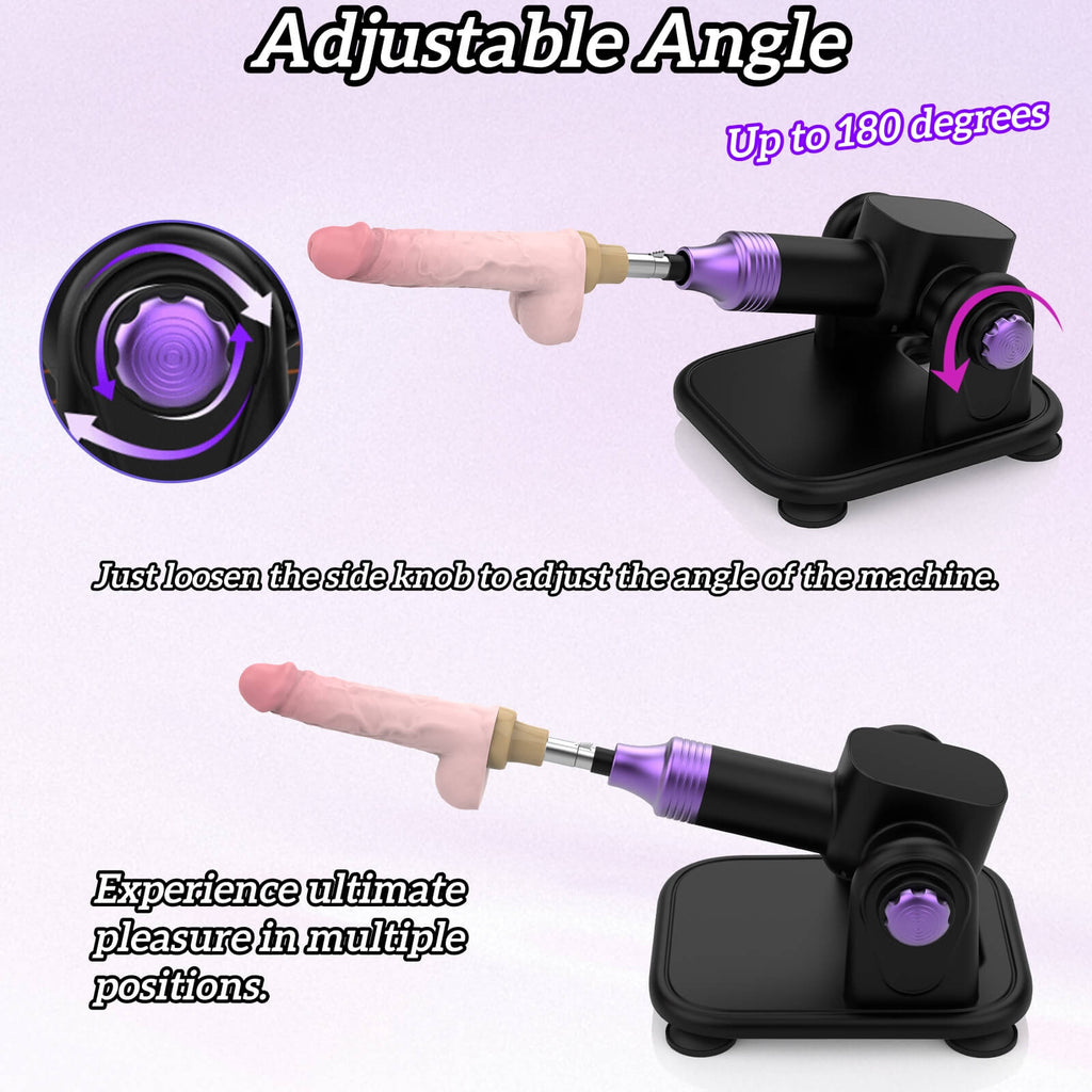 Fully Automatic Remote Control Telescopic Adjustable Angle Sex Machine With Dildo - Tarisss Sex Toy Store
