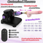 Fully Automatic Remote Control Telescopic Adjustable Angle Sex Machine With Dildo - Tarisss Sex Toy Store