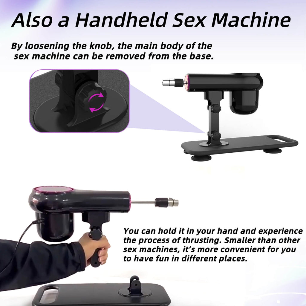 Fully Automatic Retractable Remote Control Dildo Machine - Tarisss Sex Toy Store