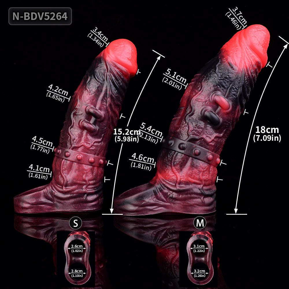6-Inch Penis Extender with Vibration – Smart Sex Aid Offering Triple Sensation