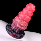 Tentacle Butt Plug Dildo – Blood-Iridescent Platinum Silicone Anal Fantasy Toy | Domlust