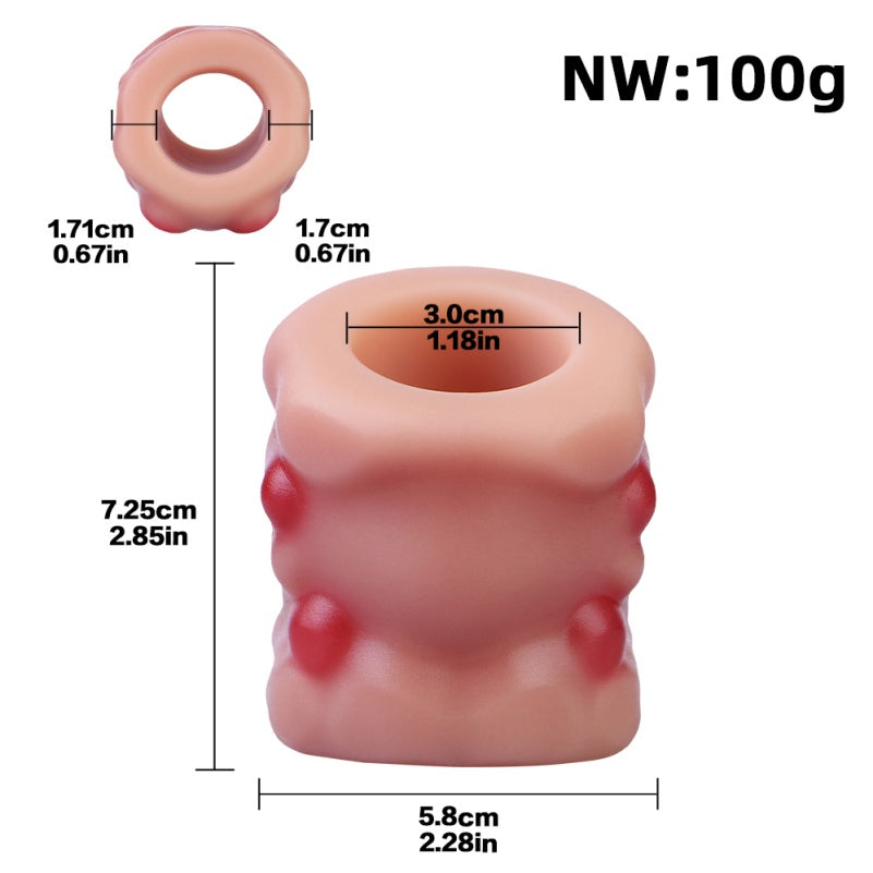 Fantasy Cock Ring Sheath - Octopus Tentacles Pegging Stimulator Ejaculation Control