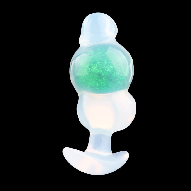 Dual-Orb Fantasy Silicone Butt Plug Dildo – Anchor Base, Contour-Hugging Pleasure Tool