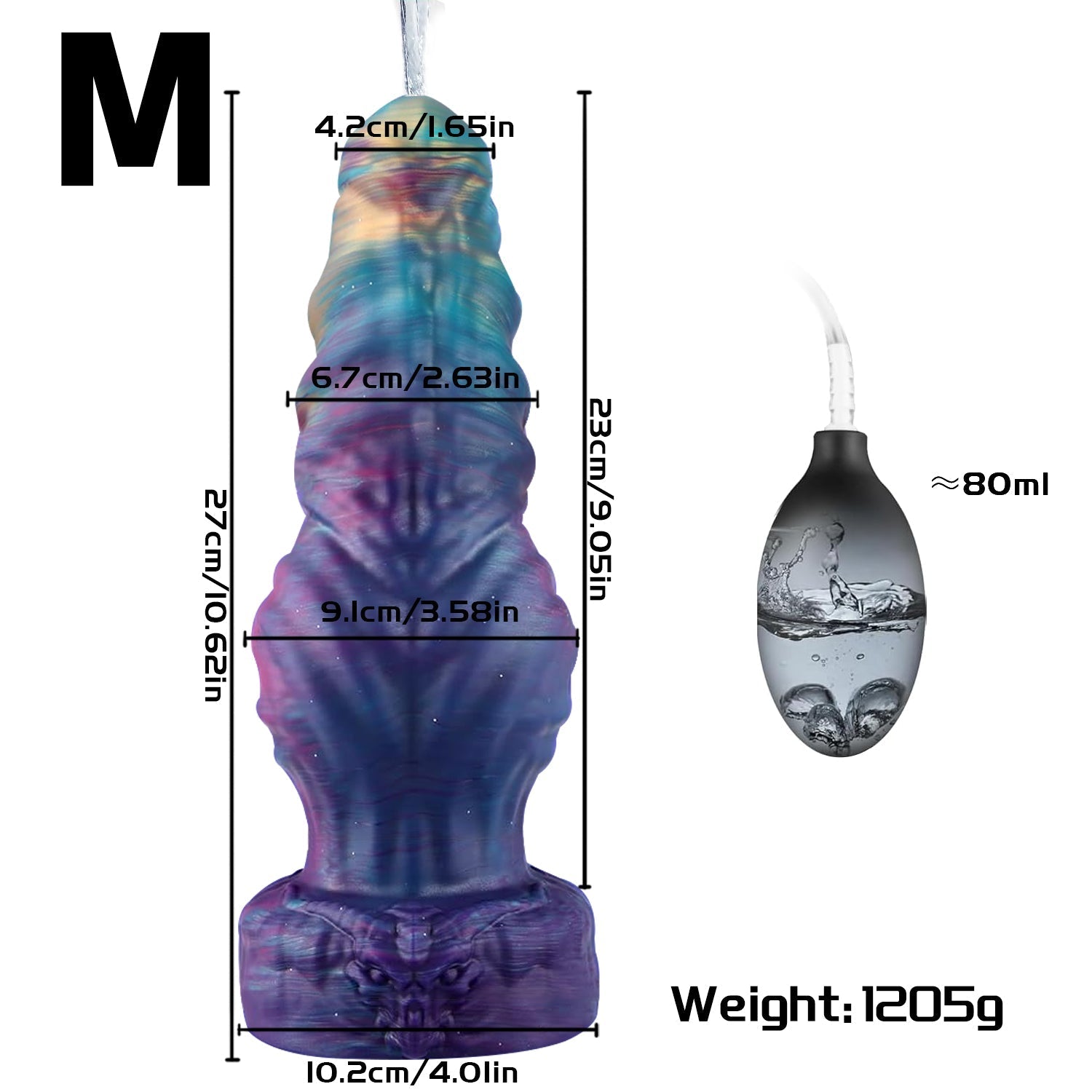 Galaxy 3D Sculpted Silicone Massager – Ergonomic Design - Tarisss Sex Toy Store
