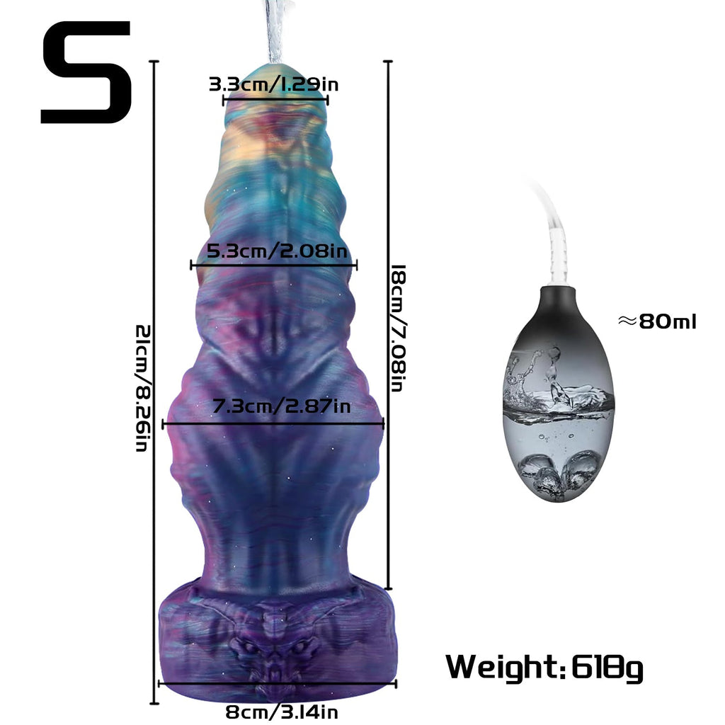 Galaxy 3D Sculpted Silicone Massager – Ergonomic Design - Tarisss Sex Toy Store