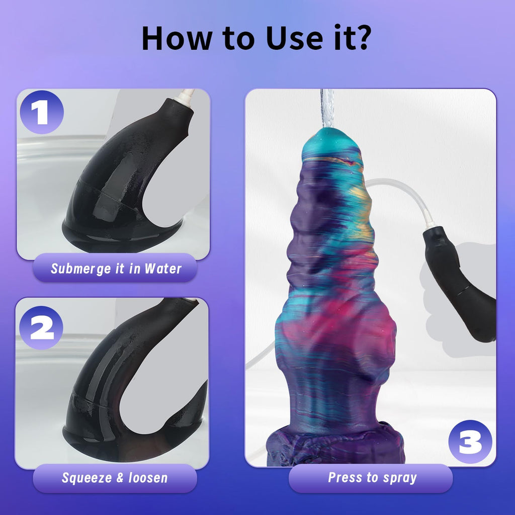 Galaxy 3D Sculpted Silicone Massager – Ergonomic Design - Tarisss Sex Toy Store