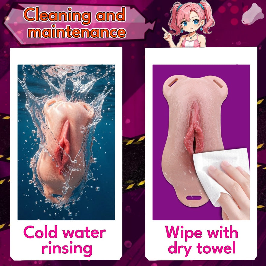Femboy Wearable Realistic Fake Vagina Silicone Pussy Pants – Platinum Silicone Strap-On
