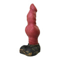 Blood Red Dog Knot Dildo – Fantasy Knotted Dildo | Medical-Grade Silicone | Domlust