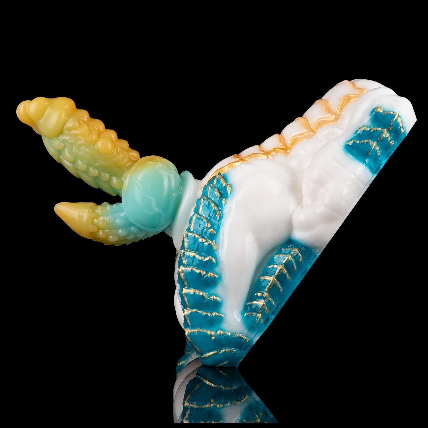Dragon Rider Fantasy Dildo – Dual Penetration Monster Dildo with Dragon Scale Texture