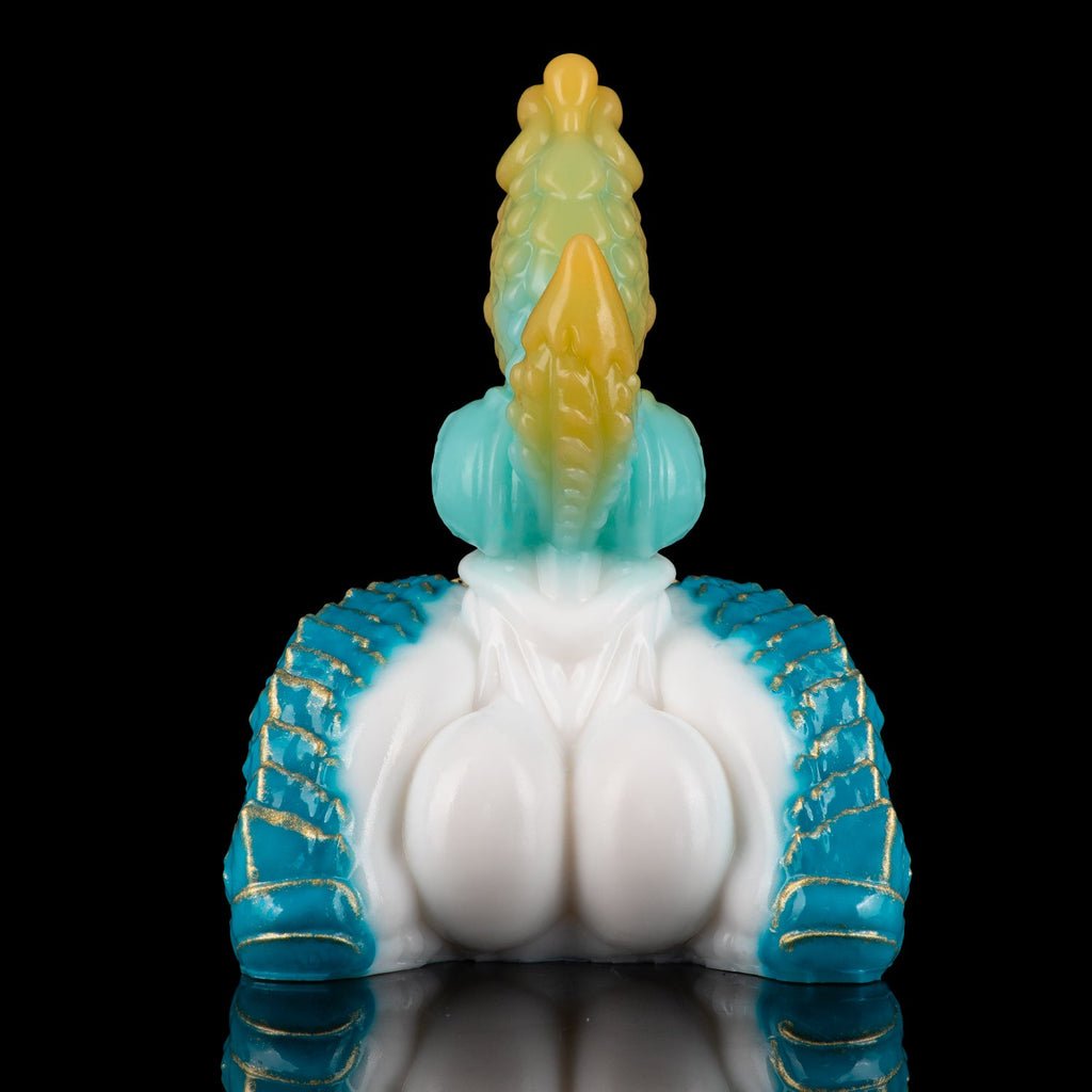 Dragon Rider Fantasy Dildo – Dual Penetration Monster Dildo with Dragon Scale Texture